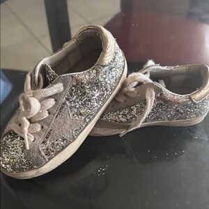 Golden Goose Silver Glitter Sneakers >>>NO BOX<<<